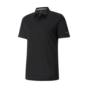Men’s Polo Golf Shirt Puma Gamer Polo Performance Fit XL Black Drifit